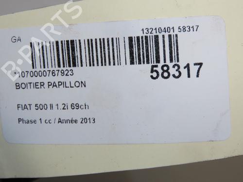 Throttle body FIAT 500 (312_) 1.2 (312AXA1A) | BP36345201M82 - Image 6