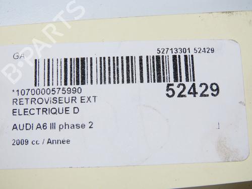 Used Right mirror AUDI A6 C6 Avant (4F5) 2.7 TDI (190 hp) 31120786