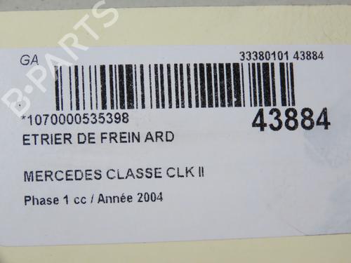 Right rear brake caliper MERCEDES-BENZ CLK (C209) CLK 270 CDI (209.316) | BP18351416M106 