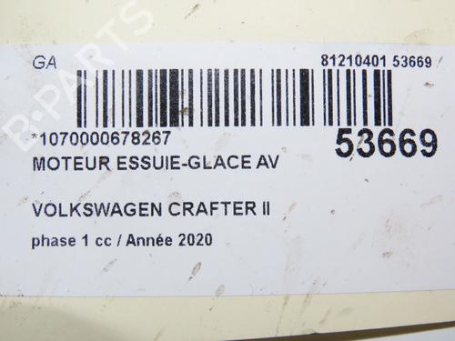 Front wiper motor VW CRAFTER Van (SY_, SX_) 2.0 TDI FWD (SYB, SYC, SYD) | BP30164383M29 