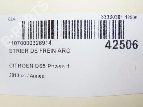 Used Left rear brake caliper CITROËN DS5 2.0 HDi 165 Hybrid4 4x4 (163 hp) 14877884