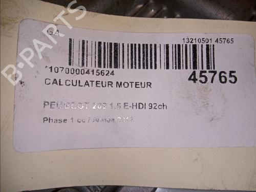 Used Engine control unit (ECU) PEUGEOT 208 I (CA_, CC_) 1.6 HDi (92 hp) 11832789