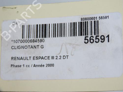 Indicatore anteriore sinistro RENAULT ESPACE III (JE0_) 2.2 D (114 hp) 31302758