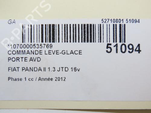 Used Switch FIAT PANDA (169_) 1.3 D Multijet (169AXG1A, 169AXD1A) (75 hp) 22996911