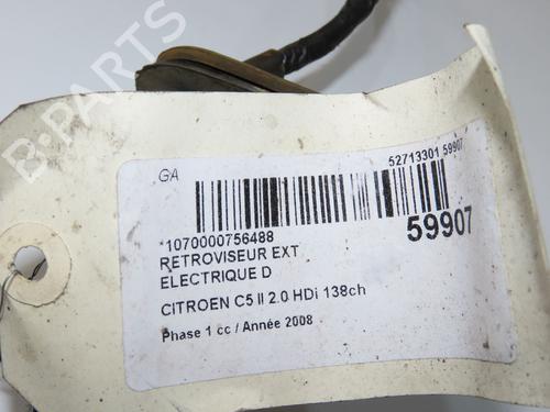 right-mirror-citroen-c5-iii-rd_-2008-2009-2010-2011-2012-2013-2014-2015-2016-2017-37455521 main image