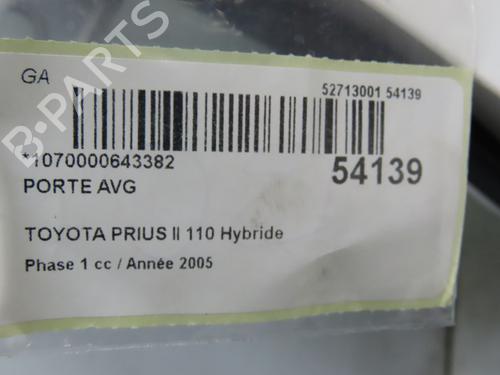 Left front door TOYOTA PRIUS Liftback (_W2_) 1.5 Hybrid (NHW2_) | BP29150988C2 