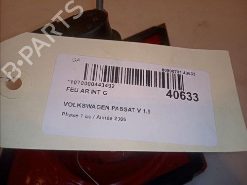 Used Left tailgate light Left tailgate light VW PASSAT B6 (3C2) 1.9 TDI (105 hp) 13310352 13310352