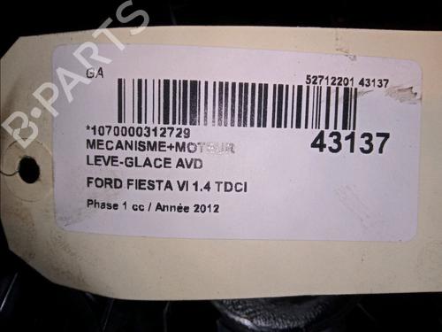 Used Front right window mechanism FORD FIESTA VI (CB1, CCN) 1.4 TDCi (70 hp) 11102153