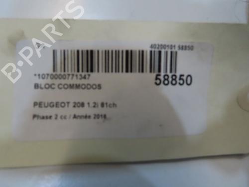 Used Steering column stalk Steering column stalk PEUGEOT 208 I (CA_, CC_) 1.2 VTI 82 (82 hp) 40437866 40437866