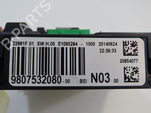 Used Engine control unit (ECU) PEUGEOT 2008 I (CU_) 1.6 HDi (92 hp) 12107442