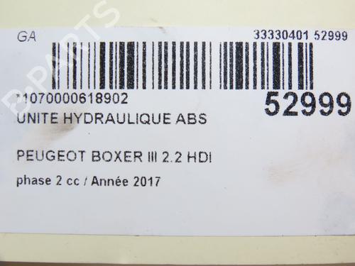 ABS pump PEUGEOT BOXER Van 2.0 BlueHDi 130 | BP28967627M43 