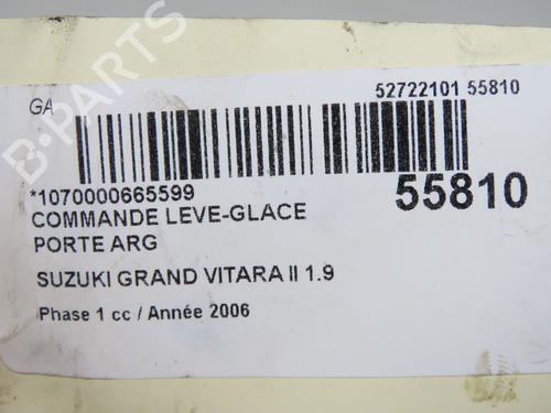 Left rear window switch SUZUKI GRAND VITARA II (JT, TE, TD) 1.9 DDiS All-wheel Drive (JT419, TD44, JB419WD, JB419XD,... | BP32076150I29 - Image 5