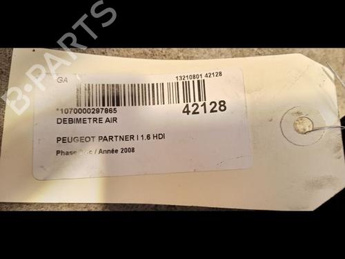 Used Mass air flow sensor PEUGEOT PARTNER MPV (5_, G_) 1.6 HDi 90 (90 hp) 9616293