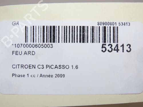 Right taillight CITROËN C3 Picasso (SH_) 1.6 HDi | BP28832694C35 