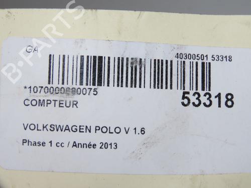 Used Instrument cluster Instrument cluster VW POLO V (6R1, 6C1) 1.6 TDI (90 hp) 33860637 33860637