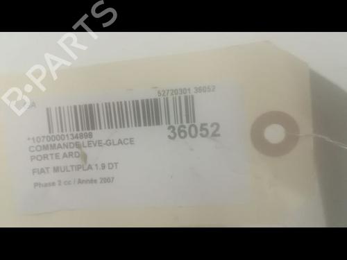 Used Right rear window switch FIAT MULTIPLA (186_) 1.9 JTD (186AXE1A) (120 hp) 9599354