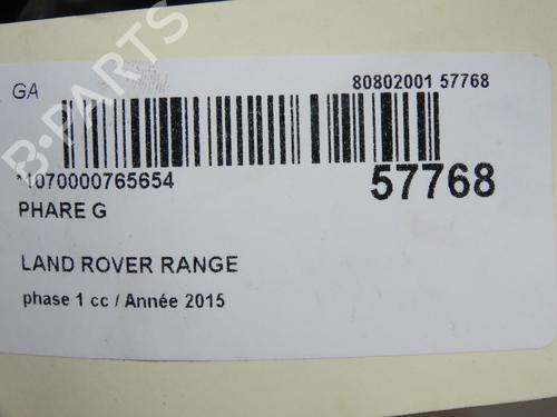 Left headlight LAND ROVER RANGE ROVER EVOQUE (L538) 2.2 D 4x4 | BP36511117C28 - Image 7
