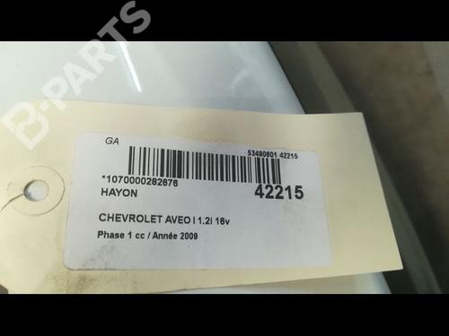 Tailgate CHEVROLET AVEO / KALOS Hatchback (T250, T255) 1.2 LPG | BP9614464C6