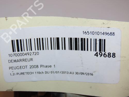 Used Starter Starter PEUGEOT 2008 I (CU_) 1.2 THP 130 / PureTech 130 (130 hp) 16688035 16688035