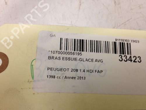 Front windshield wiper arm PEUGEOT 208 I (CA_, CC_) 1.4 HDi | BP14881243C143 