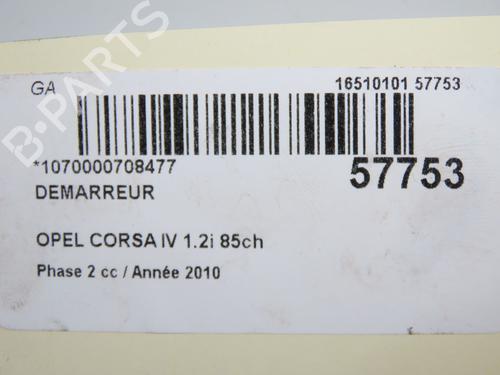 Starter OPEL CORSA D (S07) 1.2 (L08, L68) | BP32377293M8 