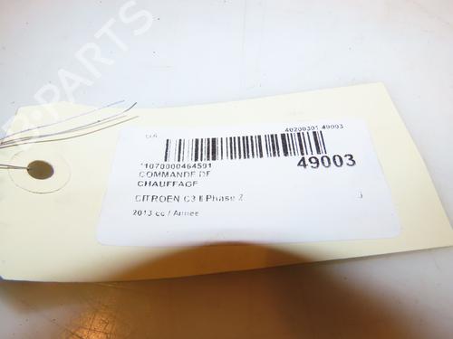 Commande Chauffage CITROËN C3 II (SC_) 1.6 HDi | BP16637578I5 