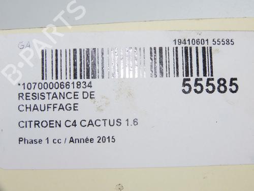 Varmeblæsermodstand CITROËN C4 CACTUS 1.6 HDi 90 | BP31120144M108