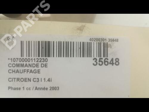 Climate control CITROËN C3 I (FC_, FN_) 1.4 i | BP9607976I5 