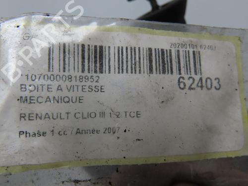 Used Gearbox Gearbox RENAULT CLIO III (BR0/1, CR0/1) 1.2 16V (BR0P, CR0P) (101 hp) 40484798 40484798