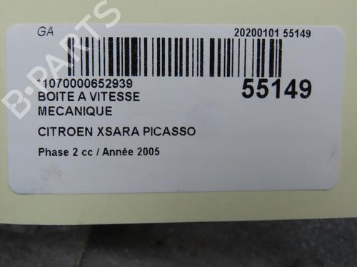 Gearkasse CITROËN XSARA PICASSO (N68) 1.6 16V (109 hp) 29128762