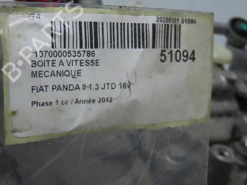 Used Gearbox FIAT PANDA (169_) 1.3 D Multijet (169AXG1A, 169AXD1A) (75 hp) 22996852