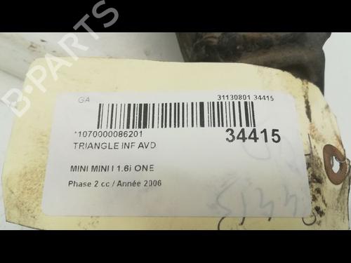 Used Right front suspension arm MINI MINI (R50, R53) Cooper (116 hp) 23173267