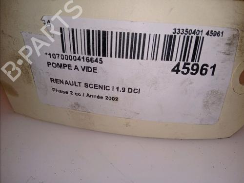 Used Vacuum pump RENAULT SCÉNIC I MPV (JA0/1_, FA0_) 1.9 dCi (JA05, JA1F) (102 hp) 12521690