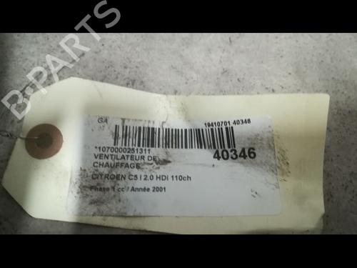 Used Heater blower motor CITROËN C5 I (DC_) 2.0 HDi (DCRHZB, DCRHZE) (109 hp) 9609826