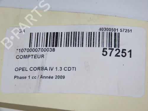 Used Instrument cluster OPEL CORSA D (S07) 1.3 CDTI (L08, L68) (90 hp) 32432947