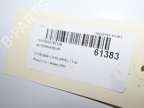 Generator Generator CITROËN C3 Pluriel (HB_) 1.6 (109 hp) 39756430 39756430
