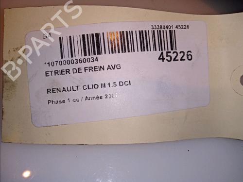 left-front-brake-caliper-renault-clio-iii-br01-cr01-2005-2006-2007-2008-2009-2010-2011-2012-2013-2014-23174120 main image