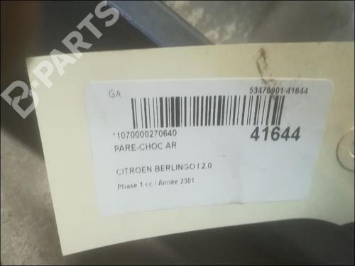 Rear bumper CITROËN BERLINGO / BERLINGO FIRST MPV (MF_, GJK_, GFK_) 2.0 HDI 90 (MFRHY) | BP9612611C8 