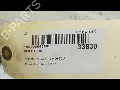 Used Injector CITROËN C3 II (SC_) 1.4 HDi 70 (SC8HZC, SC8HR0, SC8HP4) (68 hp) 9596374