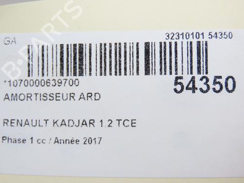 Right rear shock absorber RENAULT KADJAR (HA_, HL_) 1.2 TCe 130 (HLMR) | BP29469730M19