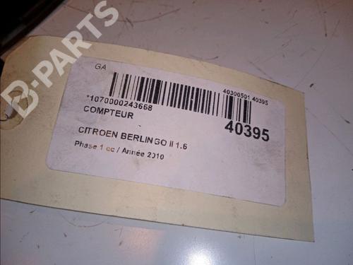 Instrument cluster CITROËN BERLINGO MULTISPACE (B9) 1.6 HDi 90 | BP11101273C47 