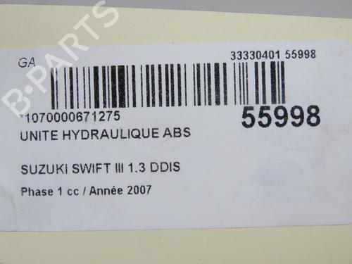 ABS pump SUZUKI SWIFT III (MZ, EZ) 1.3 DDiS (RS413D) | BP36873826M43  - Image 8
