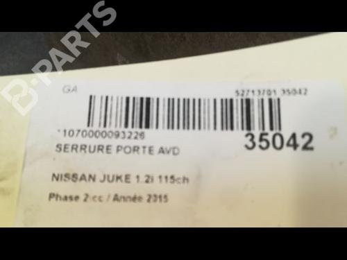 Front right lock NISSAN JUKE (F15) 1.2 DIG-T | BP9596932C97 