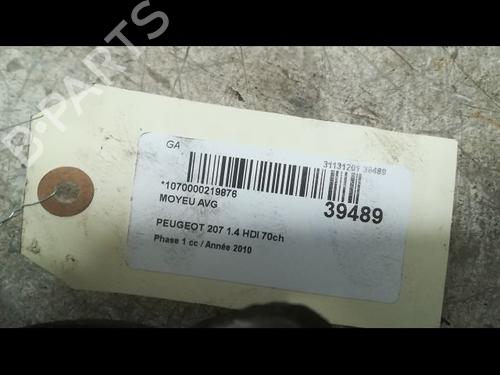 Used Right front steering knuckle PEUGEOT 207 (WA_, WC_) 1.4 HDi (68 hp) 14876101
