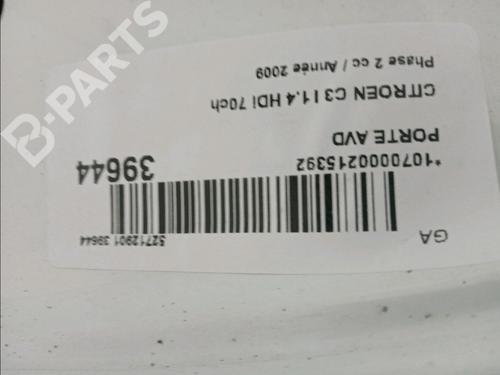 Right front door CITROËN C3 I (FC_, FN_) 1.4 HDi | BP11102437C3 