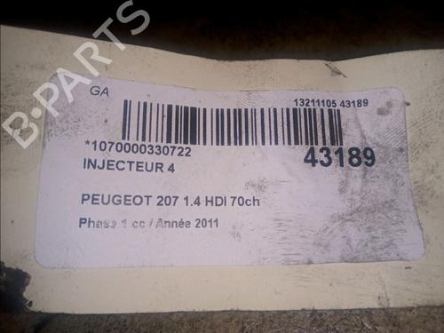 Used Injector PEUGEOT 207 (WA_, WC_) 1.4 HDi (68 hp) 9824401