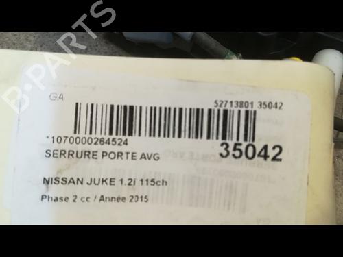 Used Front left lock NISSAN JUKE (F15) 1.2 DIG-T (115 hp) 9611938