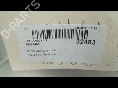 Used Left taillight Left taillight OPEL CORSA B (S93) 1.5 D (F08, F68, M68) (50 hp) 9688148 9688148