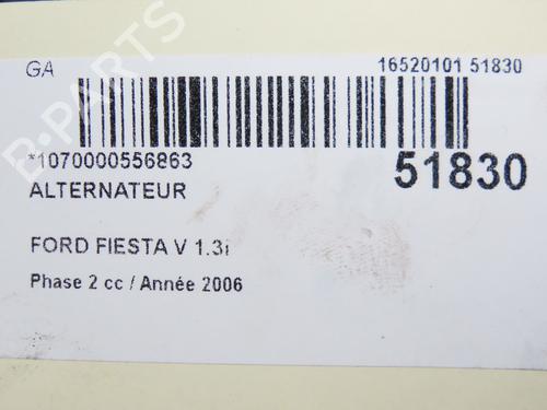 Generator FORD FIESTA V (JH_, JD_) 1.3 (69 hp) 28829083
