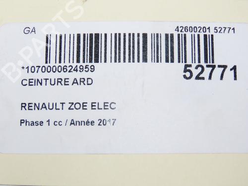Rear right seatbelt RENAULT ZOE (BFM_) Electric (BFME) | BP33032155I28 - Image 8